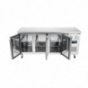 Refrigerated Table Positive 3 Doors Series U - 417L - Polar - Fourniresto