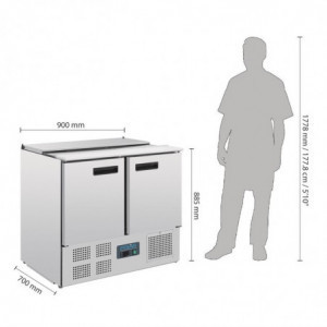 Gekoelde saladebar - 240L - Polar - Fourniresto