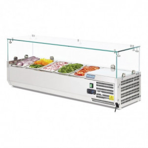 Koelvitrine voor ingrediënten Serie G - 5 x GN 1/4 - Polar - Fourniresto