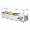 Refrigerated Ingredient Display Case G Series - 5 x GN 1/4 - Polar - Fourniresto
