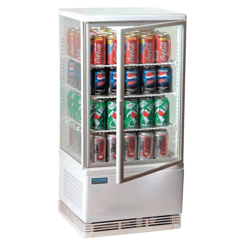 Witte Koelvitrine Serie C - 68 L - Polar Witte Koelvitrine Serie C - 68 L - Polar