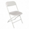 Folding White Chairs - Bolero - Fourniresto