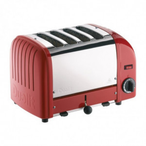 Toaster 4 Scheiben Rot - Dualit