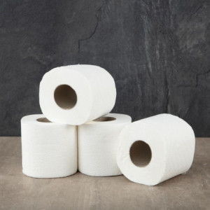 Premium Toilettenpapierrolle - Packung mit 40 - Jantex