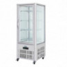 Patisserie vitrine van roestvrij staal met 1 glazen deur Serie G - 400L - Polar - Fourniresto