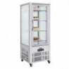 Patisserie vitrine van roestvrij staal met 1 glazen deur Serie G - 400L - Polar - Fourniresto