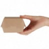 Large Compostable Kraft Burger Boxes - 135mm - Pack of 250 - Colpac