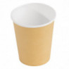 Disposable Cups Hot Drinks Brown - 225ml - Pack of 1000 - Fiesta