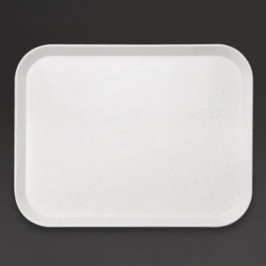 Selbstbedienungs-Tablett aus hellgrauem Glasfaser 355 x 460 mm - Olympia KRISTALLON - Fourniresto
