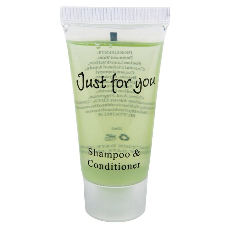 Shampoo en conditioner Just For You - 20 ml - Set van 100 - FourniResto - Fourniresto