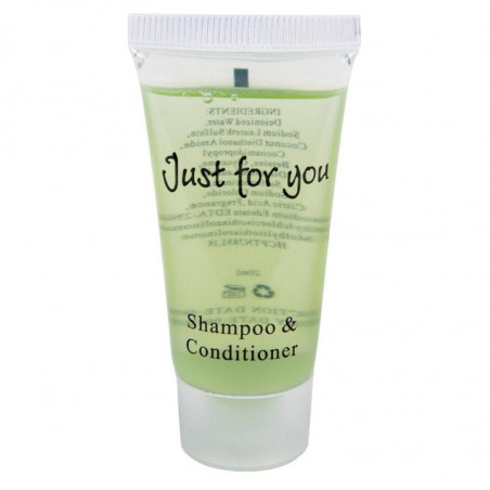 Shampoo und Conditioner Just For You - 20 ml - Packung mit 100 - FourniResto - Fourniresto