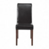 Stühle aus schwarzem Kunstleder - Bolero - Fourniresto