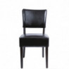 Comfortabele stoelen van donkerbruin kunstleer - Bolero - Fourniresto