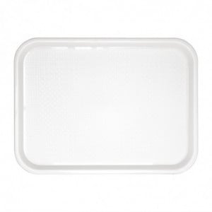 Plateau Fast Food En Plastique  Blanc 345 X 265Mm - Olympia KRISTALLON - Fourniresto