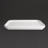 White Plastic Fast Food Tray 345 x 265mm - Olympia KRISTALLON - Fourniresto