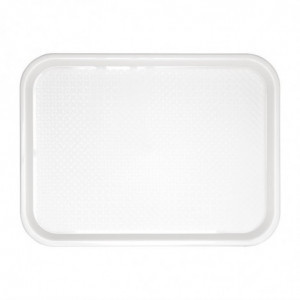Selbstbedienungs-Tablett Weiß 450 x 350 mm - Olympia KRISTALLON - Fourniresto