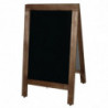 Bord Trottoir Houten Frame 850 X 500Mm - Olympia - Fourniresto