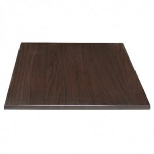Tischplatte Quadrat Braun Dunkel - L 700 mm - Bolero