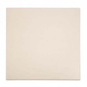Weißer quadratischer Tischplatte - 700mm - Bolero