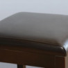 Barstoelen van hoog kunstleer - Zwart - Bolero - Fourniresto