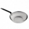 Wok van koolstofstaal 28 cm - Vogue - Fourniresto