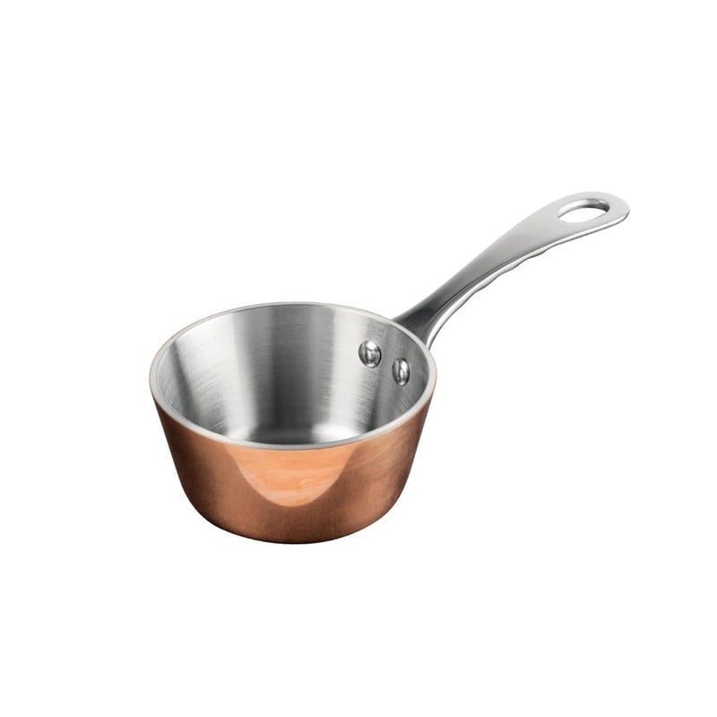 Mini Copper Saucepan 85mm - Vogue - Fourniresto