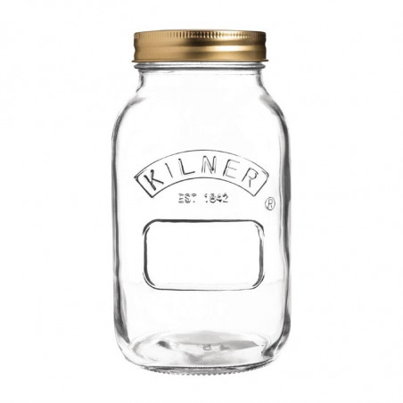 Jar with screw lid - 1L - FourniResto - Fourniresto