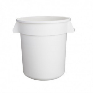 Ronde Witte Container 38L - Vogue - Fourniresto