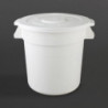 Ronde Witte Container 76L - Vogue - Fourniresto