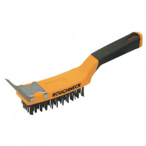 Brosse pour Grill avec Racloir - 300 mm - FourniResto