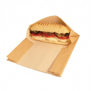 Zakjes Panini Kraft Composteerbaar - Set van 500 - Vegware