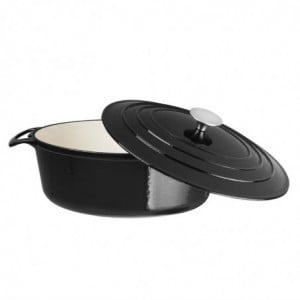 Cocotte Ovale Noire - 5L - Vogue