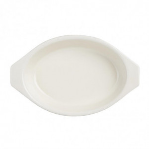 Oval Red Gratin Dish - 650ml - Vogue