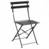Stalen Terrasstoelen - Zwart - Set van 2 - Bolero - Fourniresto