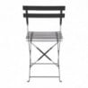 Stalen Terrasstoelen - Zwart - Set van 2 - Bolero - Fourniresto