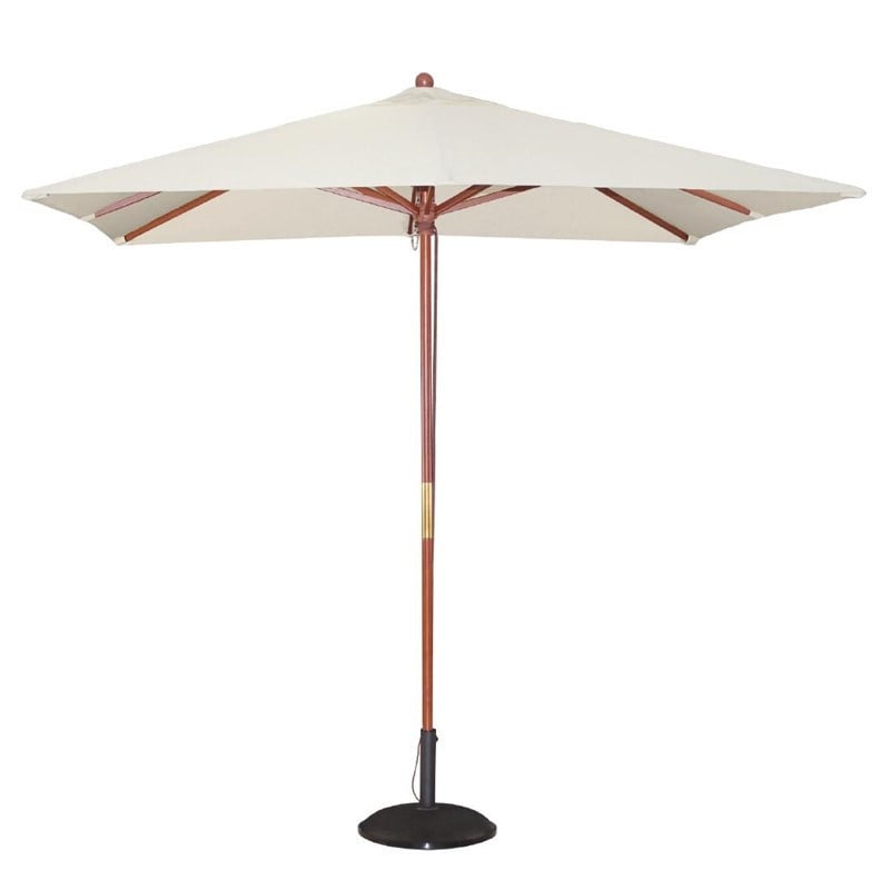 Parasol Vierkant Ivoor - L 2500 x B 2500mm - Bolero