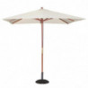 Parasol Vierkant Ivoor - L 2500 x B 2500mm - Bolero