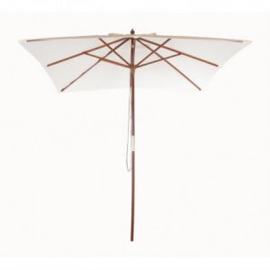 Parasol Vierkant Ivoor - L 2500 x B 2500mm - Bolero