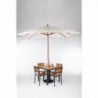 Parasol Vierkant Ivoor - L 2500 x B 2500mm - Bolero