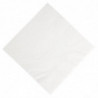 Wegwerp witte composteerbare lunchservetten - 3-laags - 400 x 400 - Pak van 1000 - FourniResto