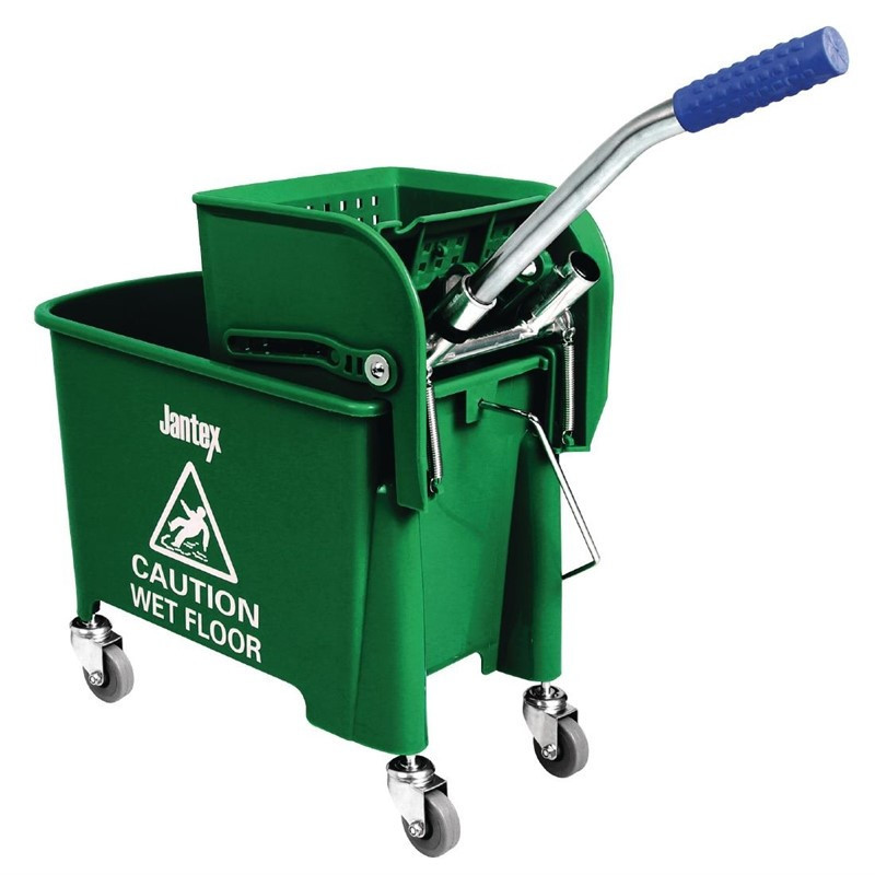 Emmer met wringer groen Kentucky - 20L - Jantex - Fourniresto