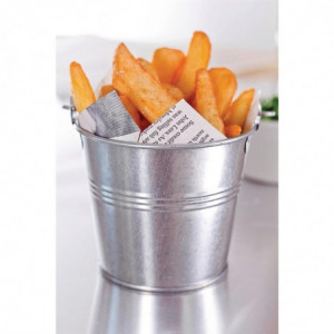 French fries cones with newspaper print - Pack of 1100 - FourniResto