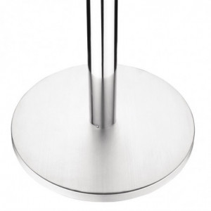 Round Stainless Steel Table Leg - Bolero