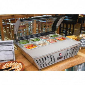 Refrigerated ingredient display case with cutting board G Series - Polar - Fourniresto