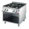 Fornuis Gas 4 Sterke Vlammen 700 - Gastro M