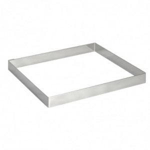 Cercle À Tarte Carré en Inox - L 200 x P 200mm- De Buyer