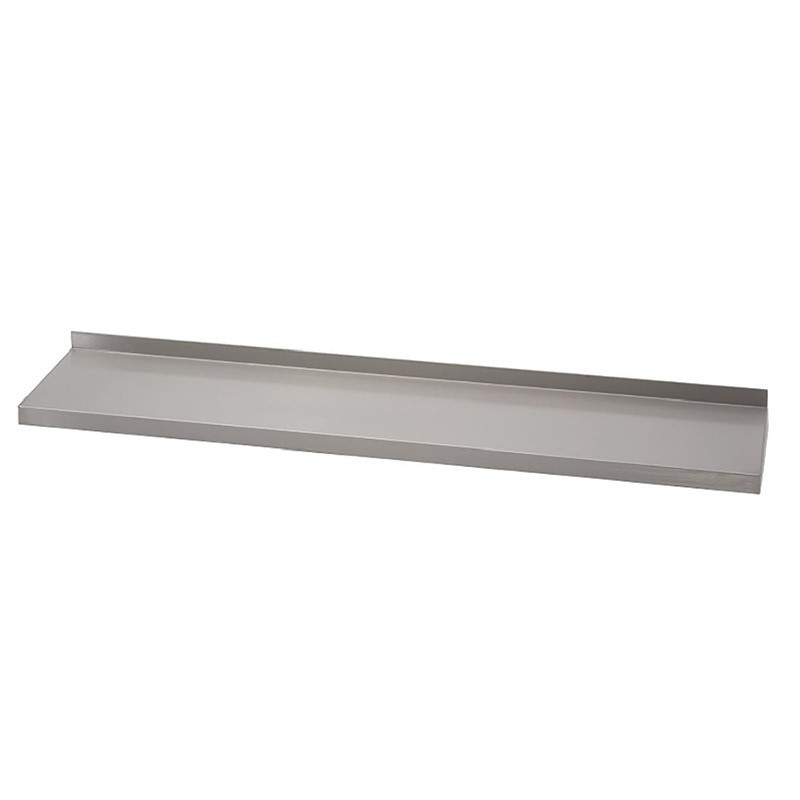 Stainless steel wall shelf without brackets 2000 x 400mm - Gastro M - Fourniresto