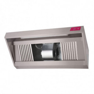 Volledig roestvrijstalen afzuigkap 1500 x 900 x 450mm - Gastro M - Fourniresto