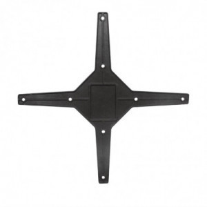 Folding Black Aluminium Table Leg - L 480mm - Bolero