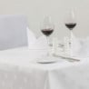 Luxor white tablecloth 1350 x 1350mm - Mitre Luxury - Fourniresto